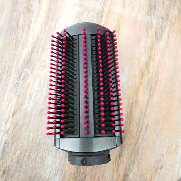 Dyson Fuchsia Pink and Gray Soft Smoothing Brush attachment for the AirWrap - Picture 1 of 4
